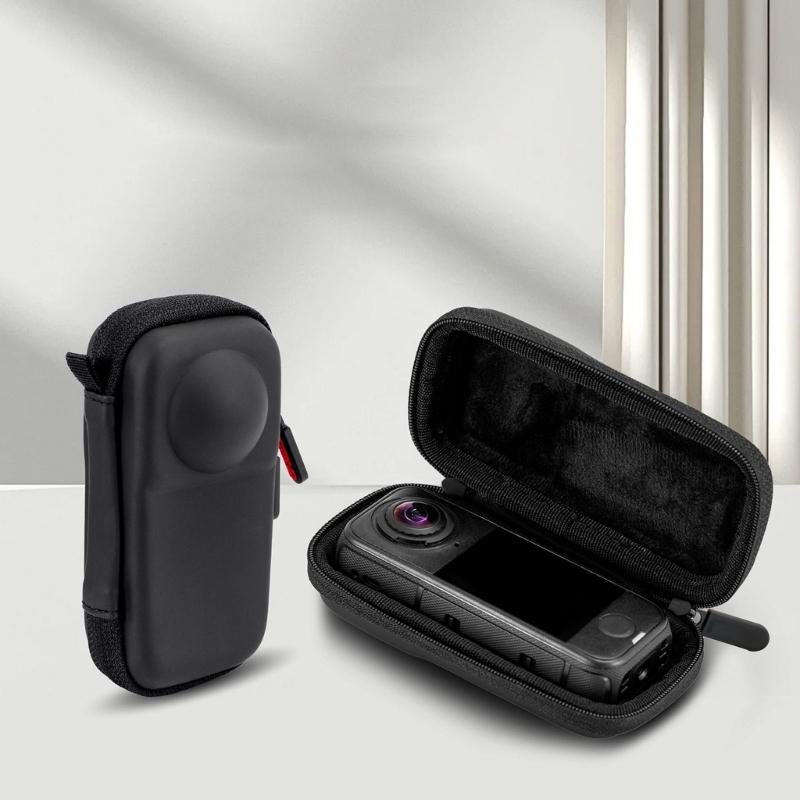 Fabric Storage Bag for X4AIR Action Camera Gear Easy Grab Handle Travel Friendly Protective Lining