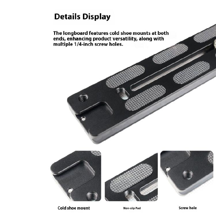 Dslr Camera Bracket Camera Base Plate Quick Release Plate Adapter Mounting Plate For Camera Tripod Clamp Accessories