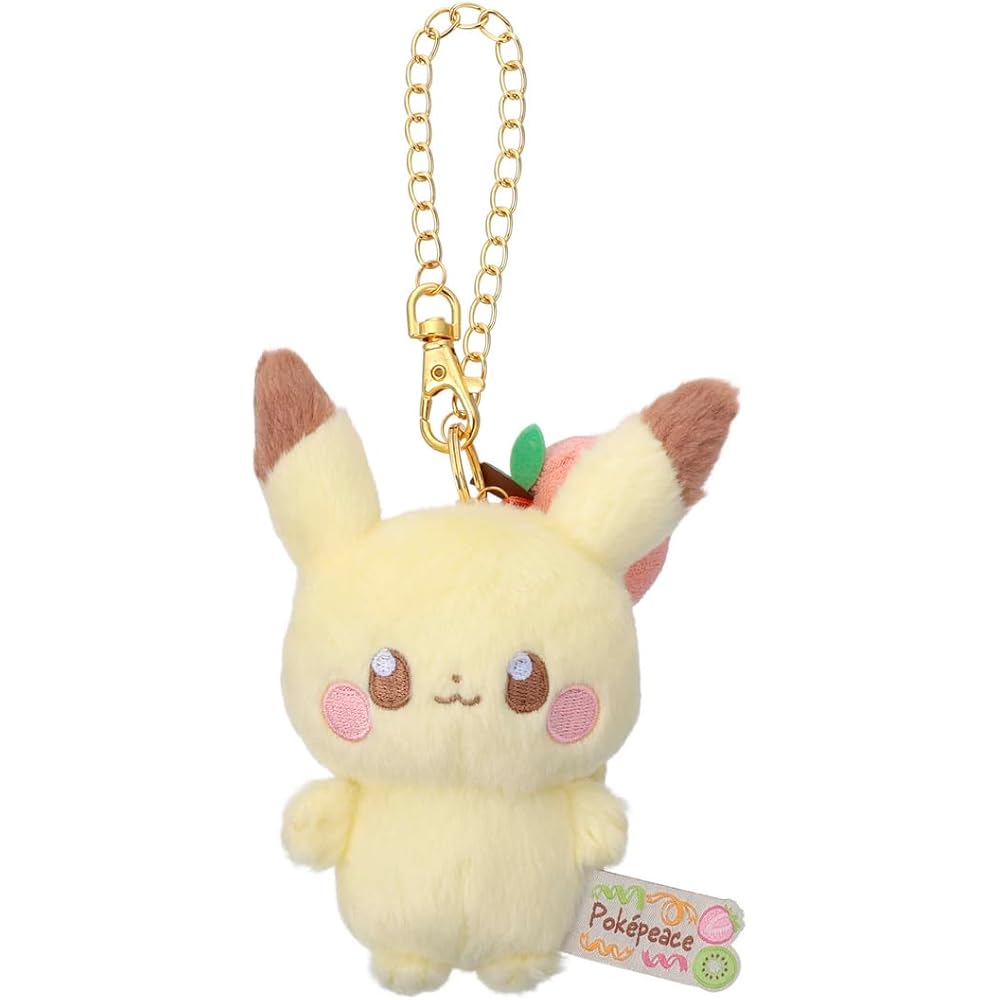 Takaratomy A.R.T.S Pokemon Pikachu Plush Mascot with Chain Colorful Version 13cm