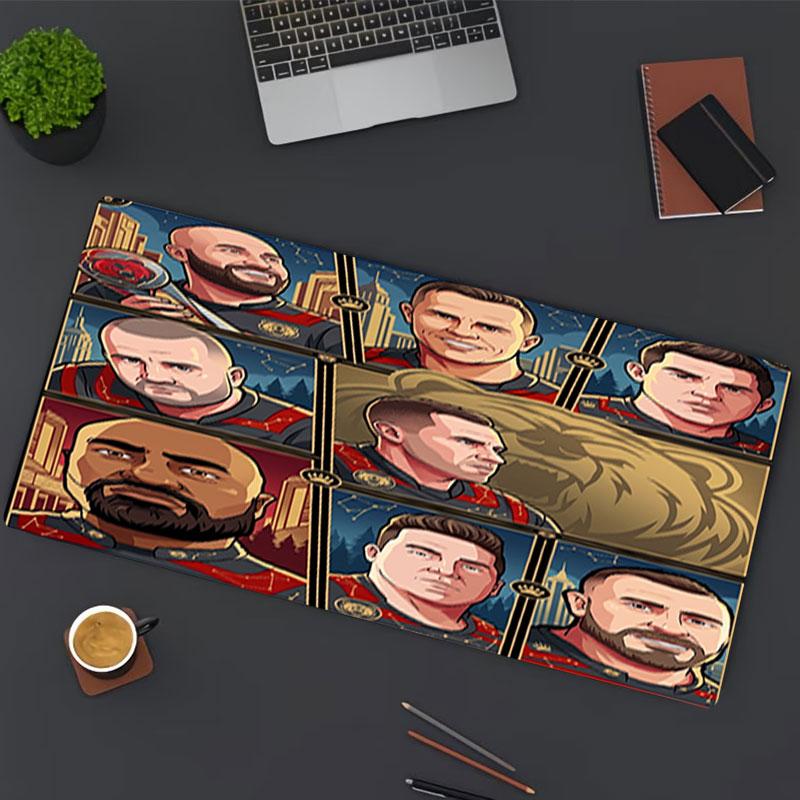 North Sydney Bears Druck Mauspads, für Tastaturauflage Laptop PC Matte für Büro Heimgebrauch, Schreibtischdekoration, Perfektes Geburtstagsgeschenk für Gamer