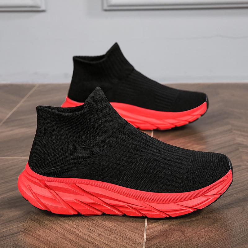 Fashion Winter Fur Men Boots Plush Sock Shoes Keep Warm Comfortable Casual Boots Men and Women Couple Shoes Lightweight Casual Shoes
