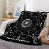 Couverture Flottante Thème Bohème Douce Chaude Mystère pour Décoration de Chambre à Coucher Canapé Lit Cadeau Camping Enfants Adultes Couverture Taille King Queen
