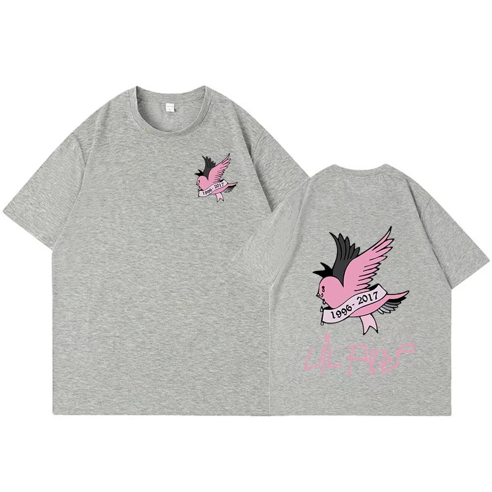 2026 Rap Artist Lil Peep Mens Shirt  Summer CryBaby Album Pattern TShirt  Womens Y2K HipHop ShortSleeved TShirt