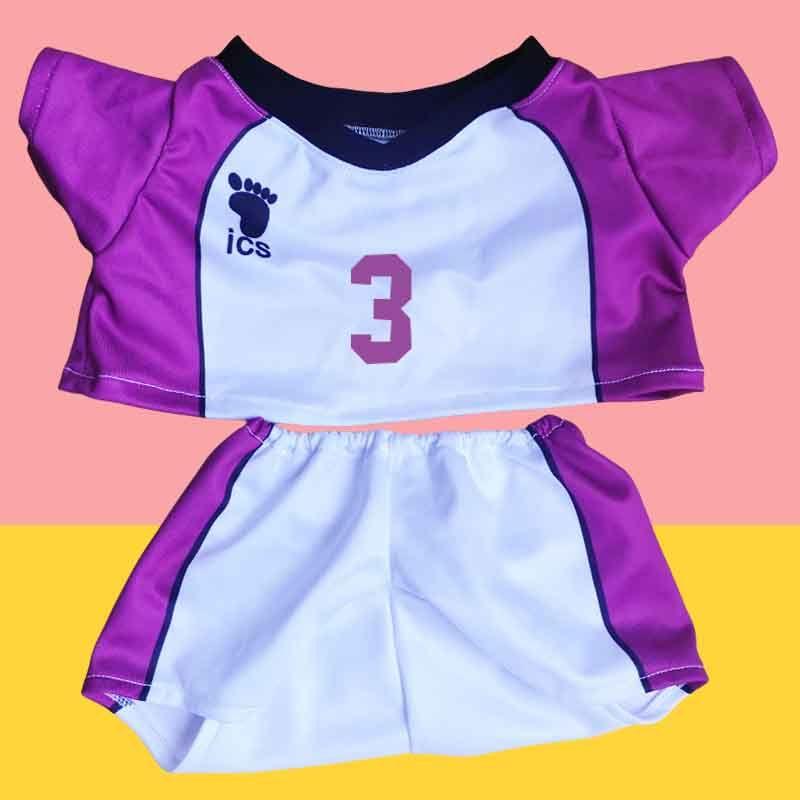 Haikyuu!! Kleidung Accessoires Tendo Satori Ushijima Cosplay Für 40cm Sitzende Plüschpuppe Bühnenrequisite Dekoration