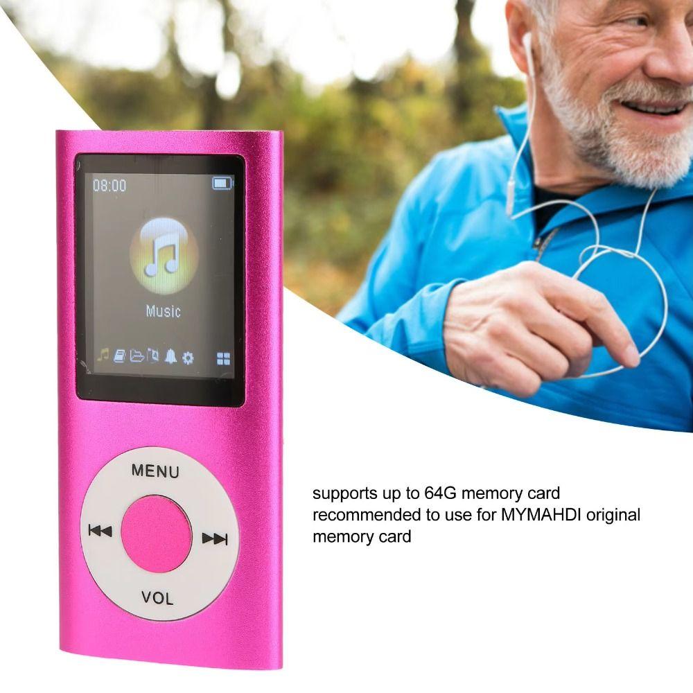 Memory Card Support Portable Media Player Ultra Thin Bluetooth MP3 Player MP3 Music Player Running