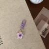1-10pcs Colorful Flower Pendant Simulation Resin Flower Decoration Keychain Headphone Case Mobile Phone Pendant Jewelry Gift