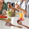 6Pcs/Set Wooden Kitchen Utensils Set, Wooden Spoons For Cooking, Utensils,Natural Teak Wooden Spoons For Non-Stick Pan Gift