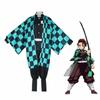 Anime Kamado Tanjirou Cosplay Kostuum Demon Slayer Halloween Cosplay Kostuum Voor Kinderen Voor Volwassenen Cadeaus