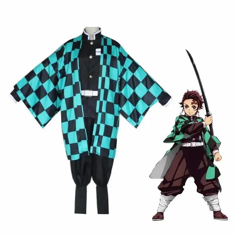 Anime Kamado Tanjirou Cosplay Kostīms Slepkava