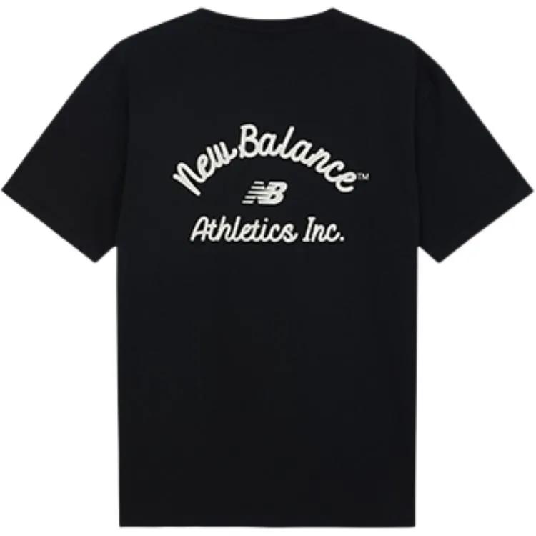 New Balance SS24 T Shirt Men's Black (Unisex) T-Shirts AMT42323 BK