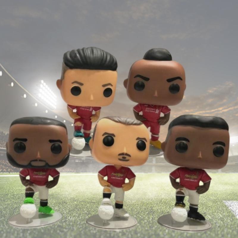 Collectible Pop Football Star Models Man Utd, Liverpool, Pogba, Salah, Ibrahimovic, Mane