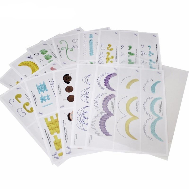 New 23 Sheet Cake Decorating Practice Board Icing Drawing Paper Sugarcraft