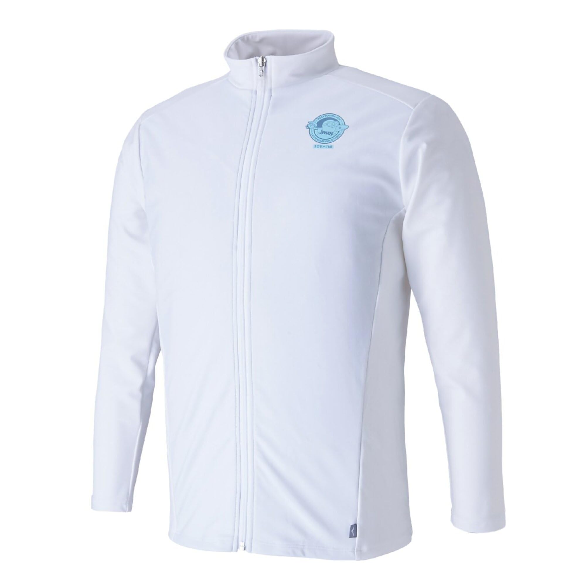 

Mizuno Minion Bob & Tim Rash Guard, 2025SS, White, with a One-Point Design, for Competitive Swimming