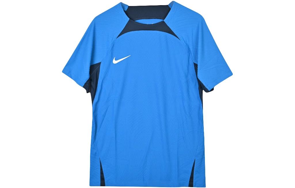 Nike T Shirts Men s Blue Crew Neck Moderate DR0668-463 S