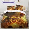 Pennywise Pattern Bedding Home Decoration Birthday Gift ( 1 duvet cover + 2 pillowcase, without core),fan merchandise.