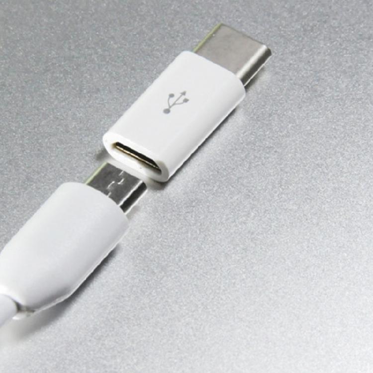 MicroUSB to USB Type C Adapter, Type C Female to MicroUSB Male Connectors for Charging and 480Mbps Data Sync