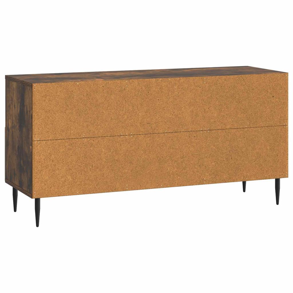 TV Stand Smoked Oak 102 x 34.5 x 50 cm Particleboard