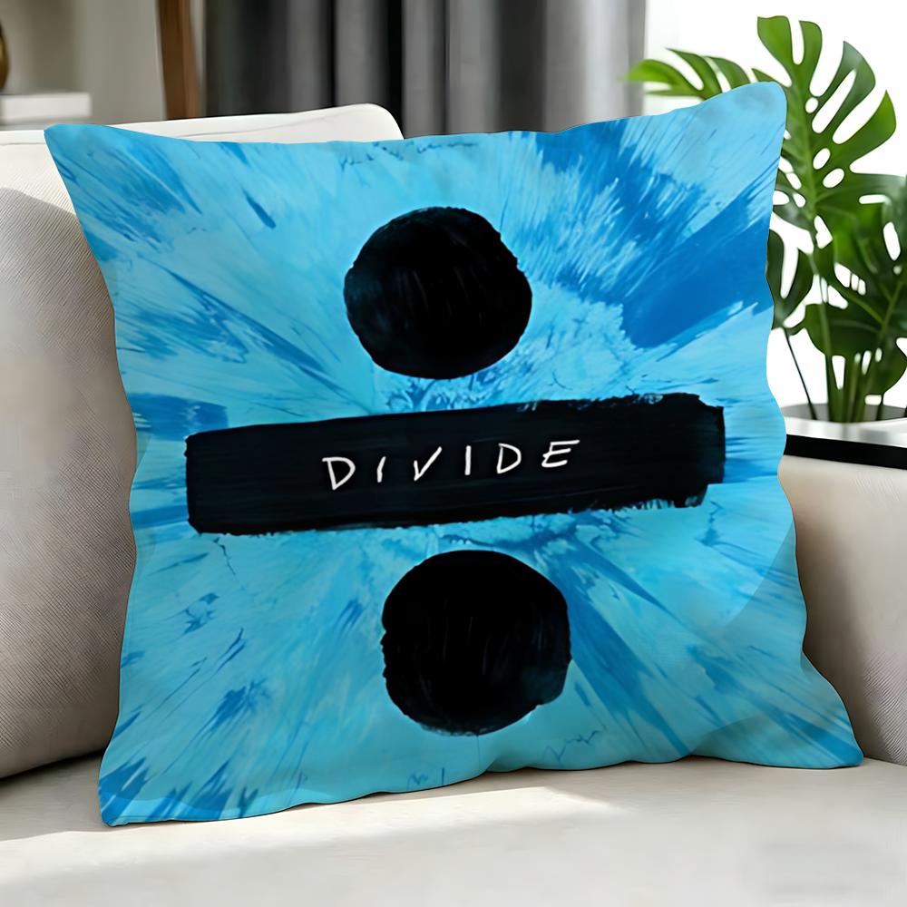 Singer - Ed Sheeran Cushion Cover Cushion Cover Set 4Pcs 50X50 45X45 40X40 Pillowcase Decorative Sofa Home Decor