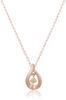 10K Pink Gold Necklace for 4℃ [August Birthstone] Women, 11172-612-3114-00-00