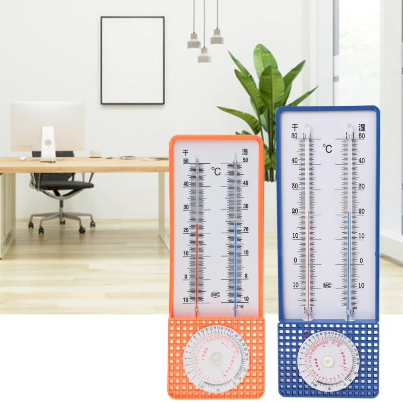 Thermometer Hygrometer Humidity Meter Thermometers Temperature Humidity Gauge Meter Wall-hanging for Home Office Canteen