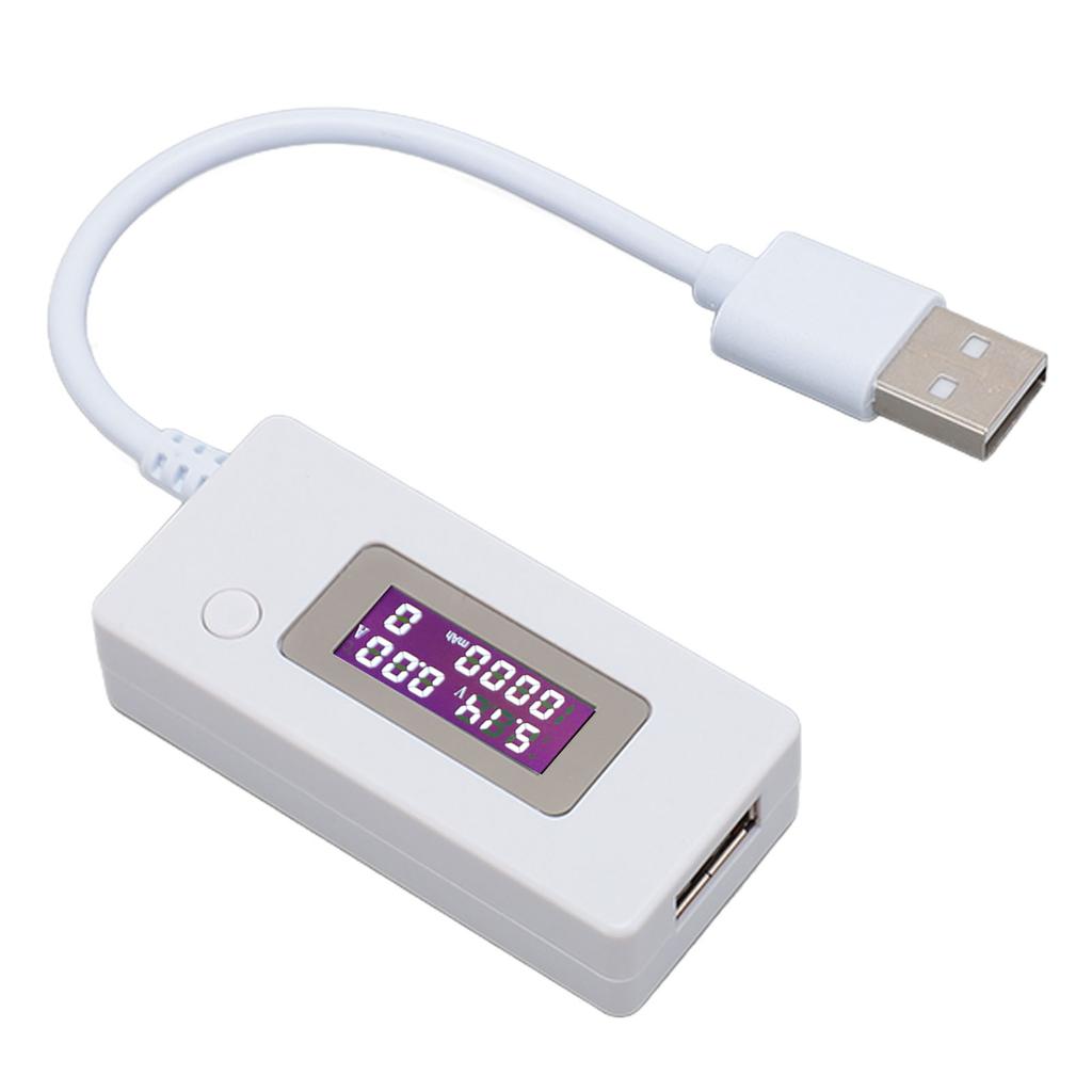 USB Charger Detector High Accuracy Plug and Play Portable USB Voltage Current Power Meter for Phone