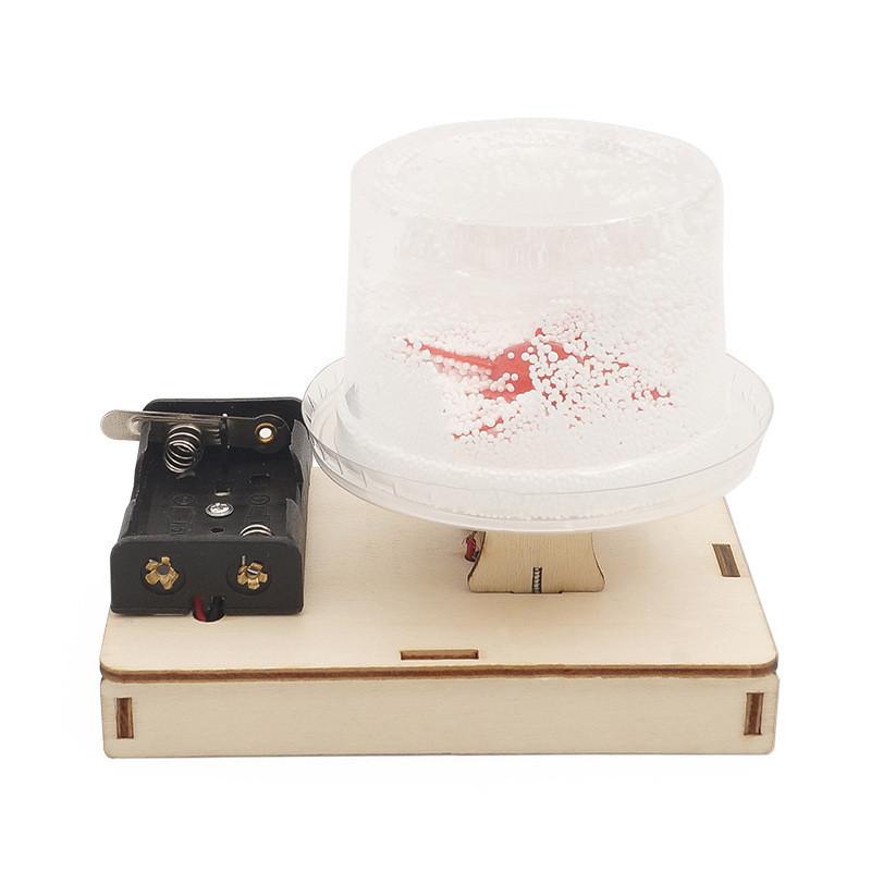 

Educational Diy Electric Static Snow Toy Science Experiment Kit For Kids Wood Material