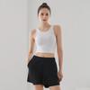 Sculp Pig Swb25033-02 Flex Feather Plain Bra Top White