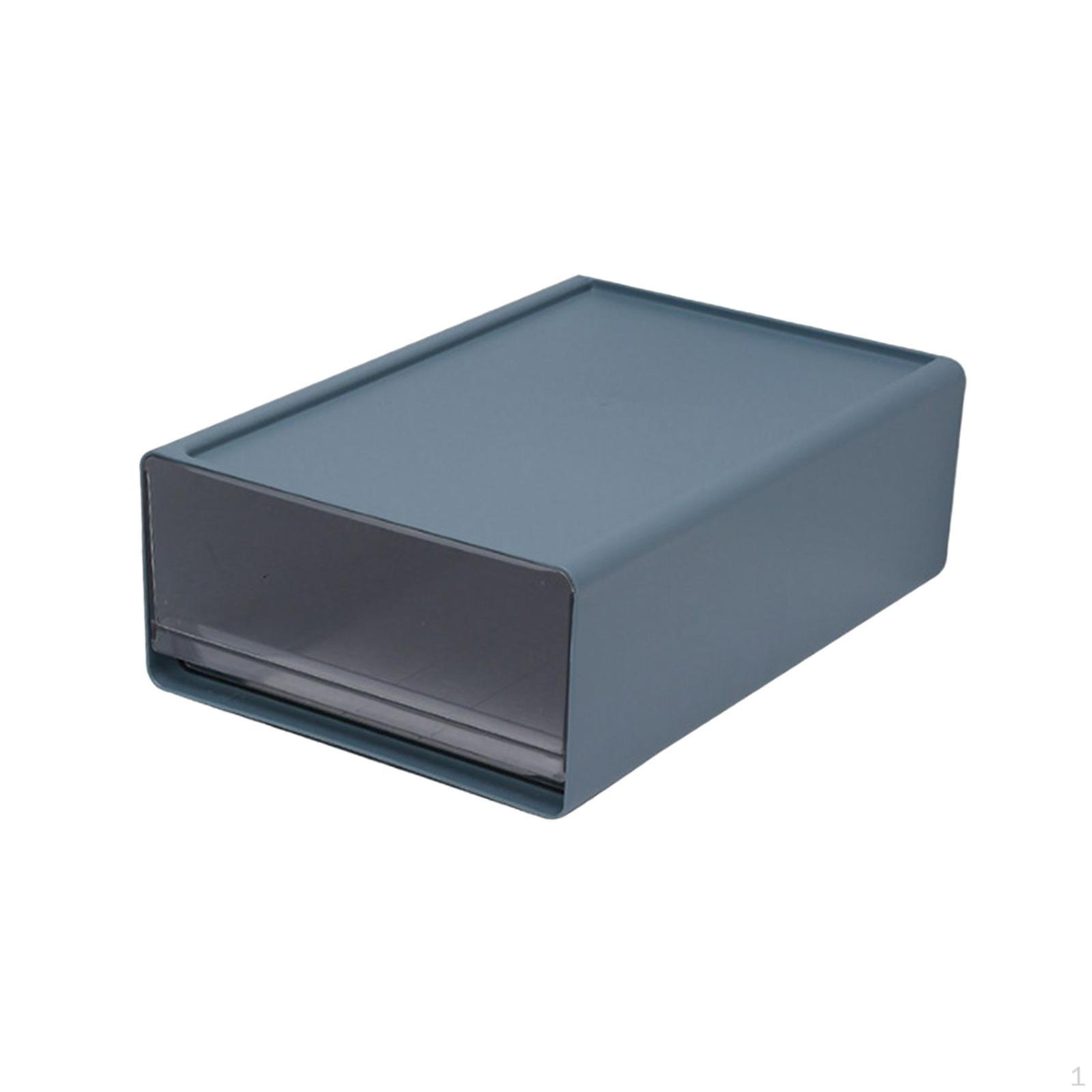 

Compact Desk Organizer Drawer for Bathroom and Craft Room Supplies Blue Size S