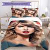 3pcs Taylor Swift Bedding Set Duvet Cover Closure Includes 1 Duvet Cover & 2 Pillowcases, Soft and Comfortable for All Seasons.