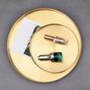 12.5/20/30cm Metal Decorative Trays Stainless Steel Jewelry Display Plate  Tableware