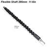 Flexible Screwdriver Extension Flex Drill Bit Holder Hex Shaft Tip Soft for Electric Screw Driver Snake Adapter Connect Magnetic