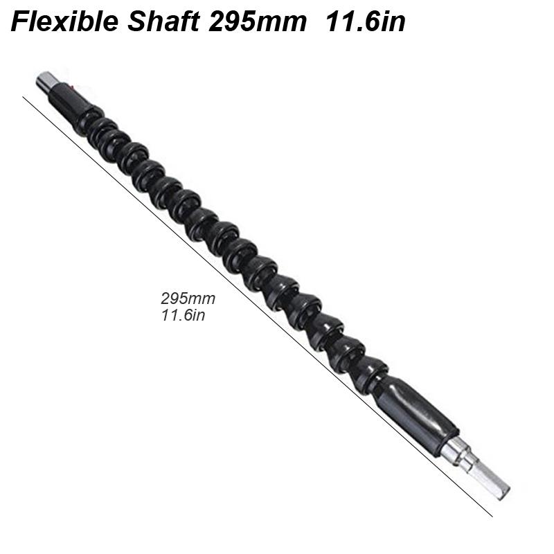 Flexible Screwdriver Extension Flex Drill Bit Holder Hex Shaft Tip Soft for Electric Screw Driver Snake Adapter Connect Magnetic