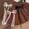 Bowknot Lace XL Duckbill Clip for Women's Double Ponytail | Girly Hair Accessory