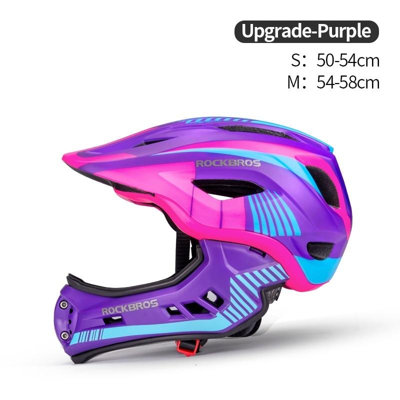 Casque Vélo ROCKBROS – Sécurité EPS Intégral Avec Lunettes – Noir, Taille Unique