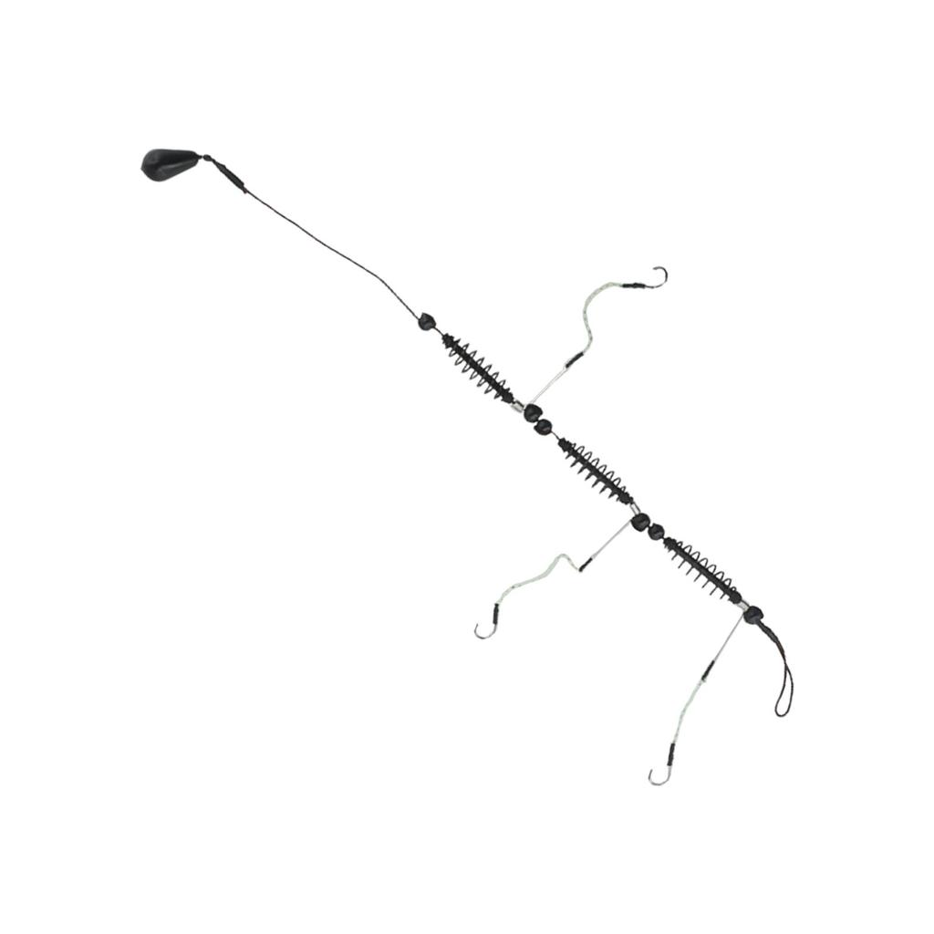 Artificial Bait Cage Set Feeder Fishing Tackle Tied