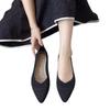 Flat Shoes for Women Fashion 2024 New Solid Colour Knitting Female Casual Ballet Flats Footware Breathable Mesh Comfort Loafers