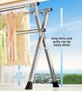78.7 Inches Folding Outdoor Indoor, Drying Rack Clothing Collapsible, Foldable Laundry Drying Rack, Heavy Duty Stainless Steel