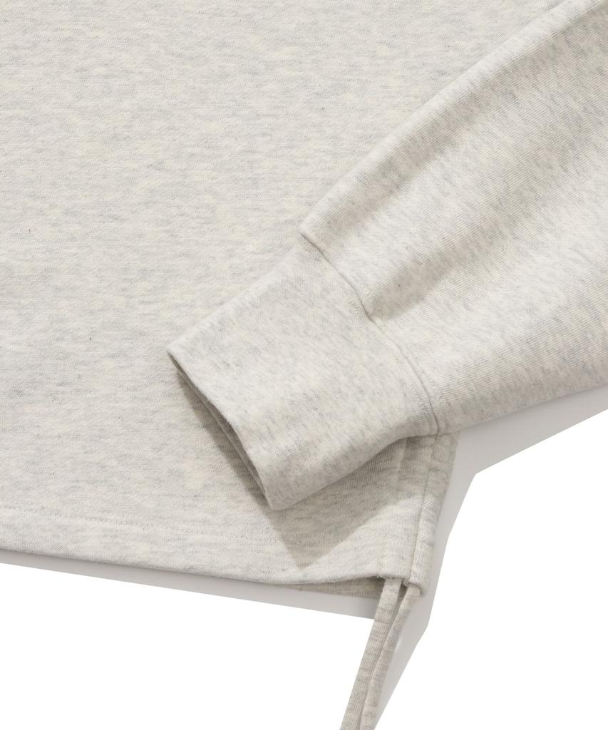 COVERNAT WOMAN Shirred Sweatshirt Oatmeal