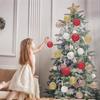 6Pcs Plastic Christmas Ball Pendants 6CM Christmas Tree Decoration  Party