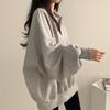 Plo lapel sweater women's thin new large size loose lazy top jacket