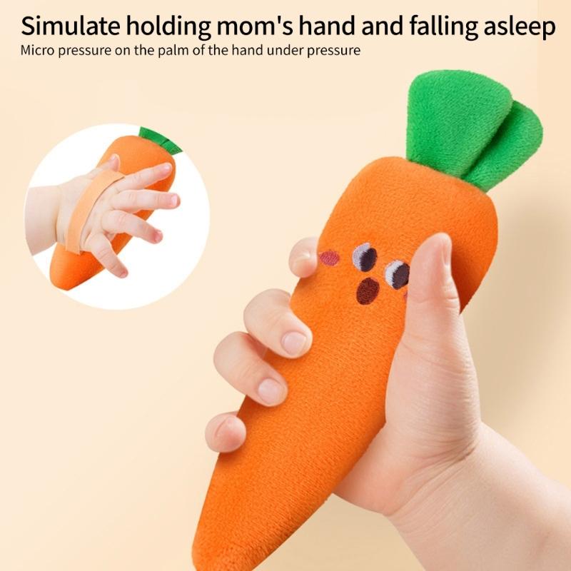 Infant Rattle Rings Dolls Toy Cartoon Design For Auditory Sensory Stimulation And Emotional Soothing Baby Shower Gift