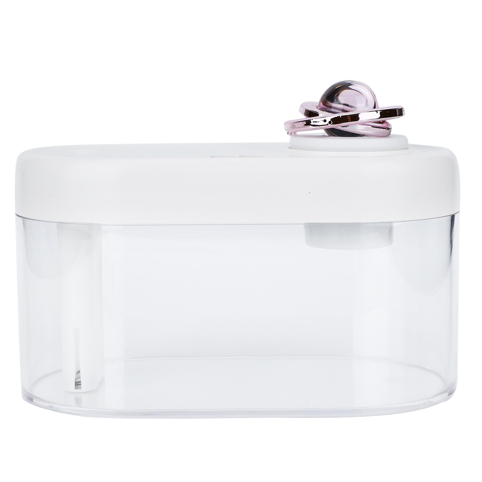 1L USB Powered Desktop Double Spraying Humidifier with Ambient Night Light for Home Office