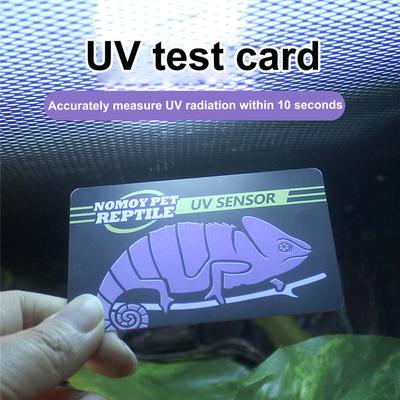 10 Seconds Detection Of Crawler Pet Uvb Uv Test Card Uv Life Detection Test Card