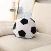 Fußball Kopfbedeckung Weich Verstellbar Vollständige Abdeckung Kopfschutz Niedliche Dekoration Foto-Requisiten Cartoon Plüschmütze Fußballverein Party Kostüm Aktivität Geschenk
