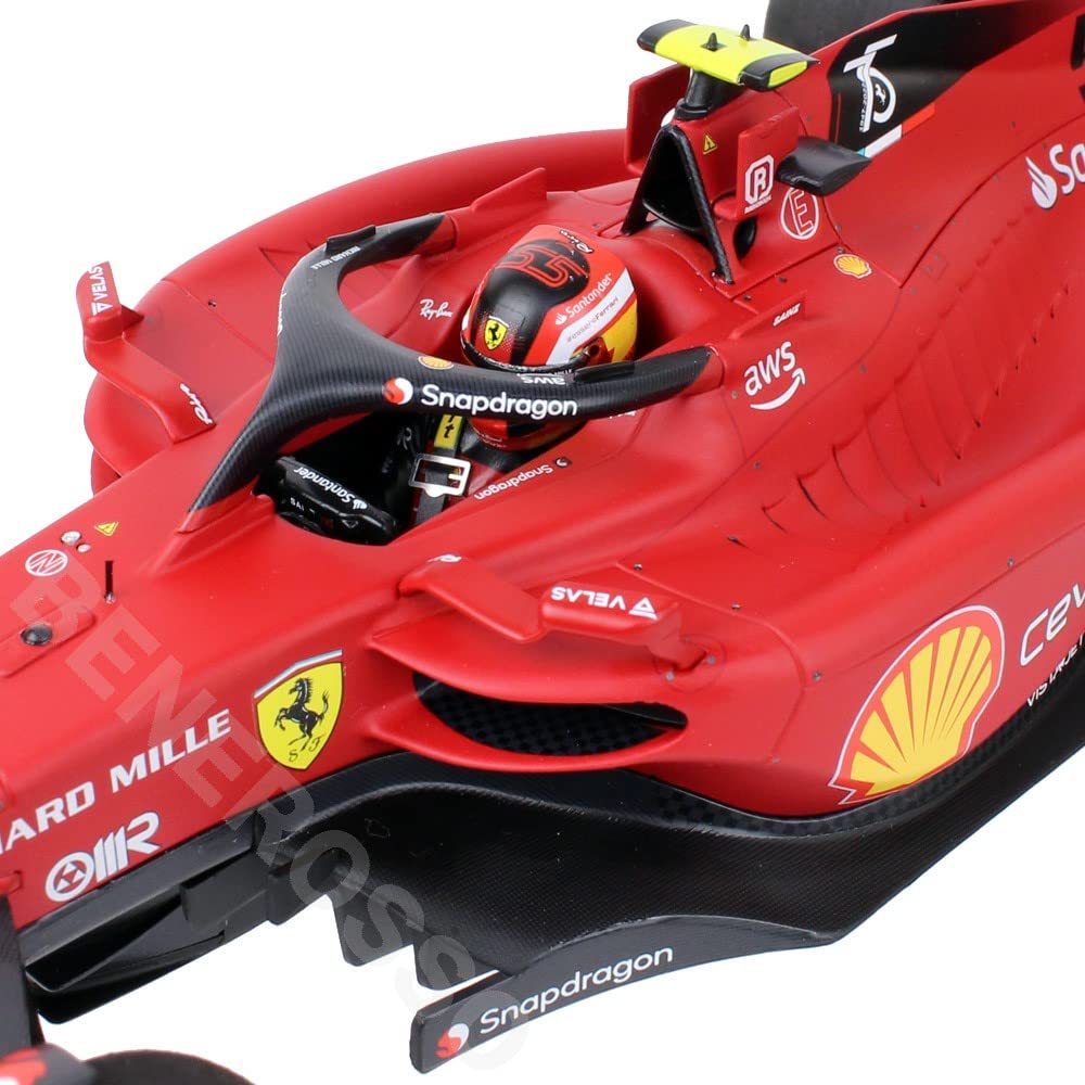 BBR Scale Ferrari F1 75 BAHRAIN GP 2022 Sainz Diecast Model BBR221855 1/18 C.