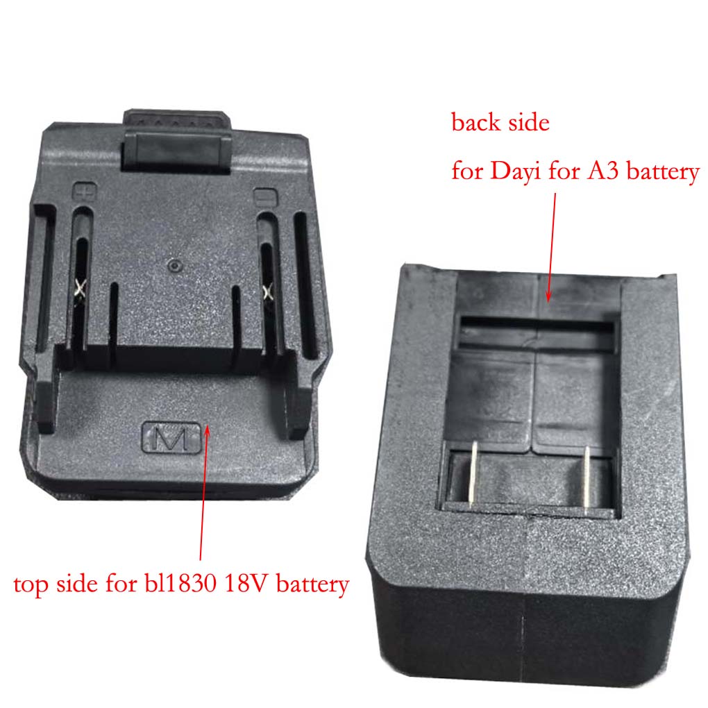1x Battery Adapter Converter For BL1830 BL1840 BL1850 18V Li-ion Battery For Dayi For A3 2106 Battery Power Tool Accessories