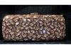 Mermaid handmade diamond-encrusted evening bag foreign trade empty metal hard box full of diamonds hand bag for women Stone Clut
