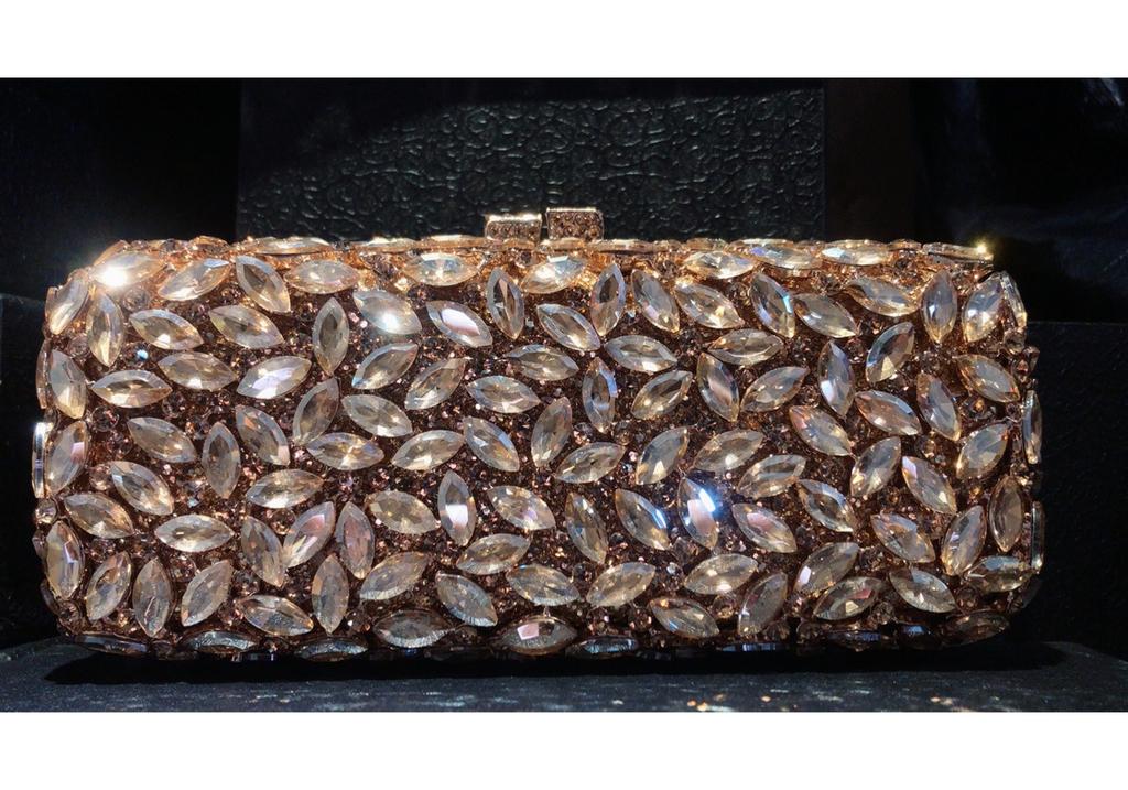 Mermaid handmade diamond-encrusted evening bag foreign trade empty metal hard box full of diamonds hand bag for women Stone Clut