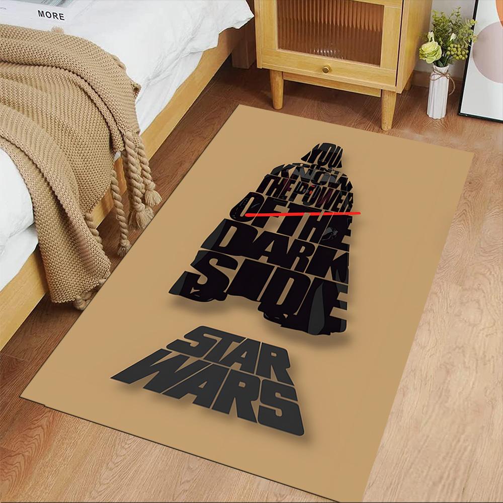 Star Wars Carpet Suitable for Foyer Playrooms Decorate Room Study Room Anti-slip Rug Anime Office Decor Perfect Gift for Women Men