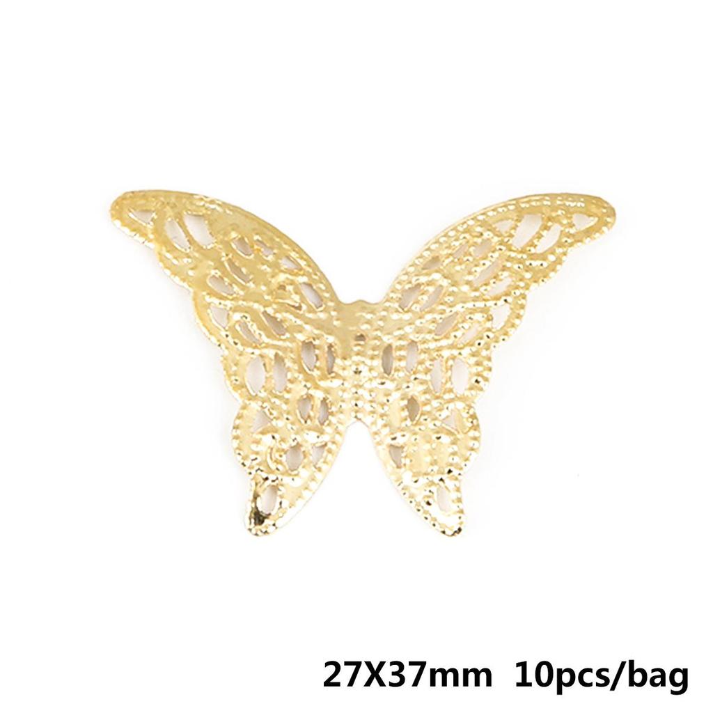 10ks Paví Měsíční Přívěsek Květina DIY Doplňky Součástky Pro Výrobu Šperků